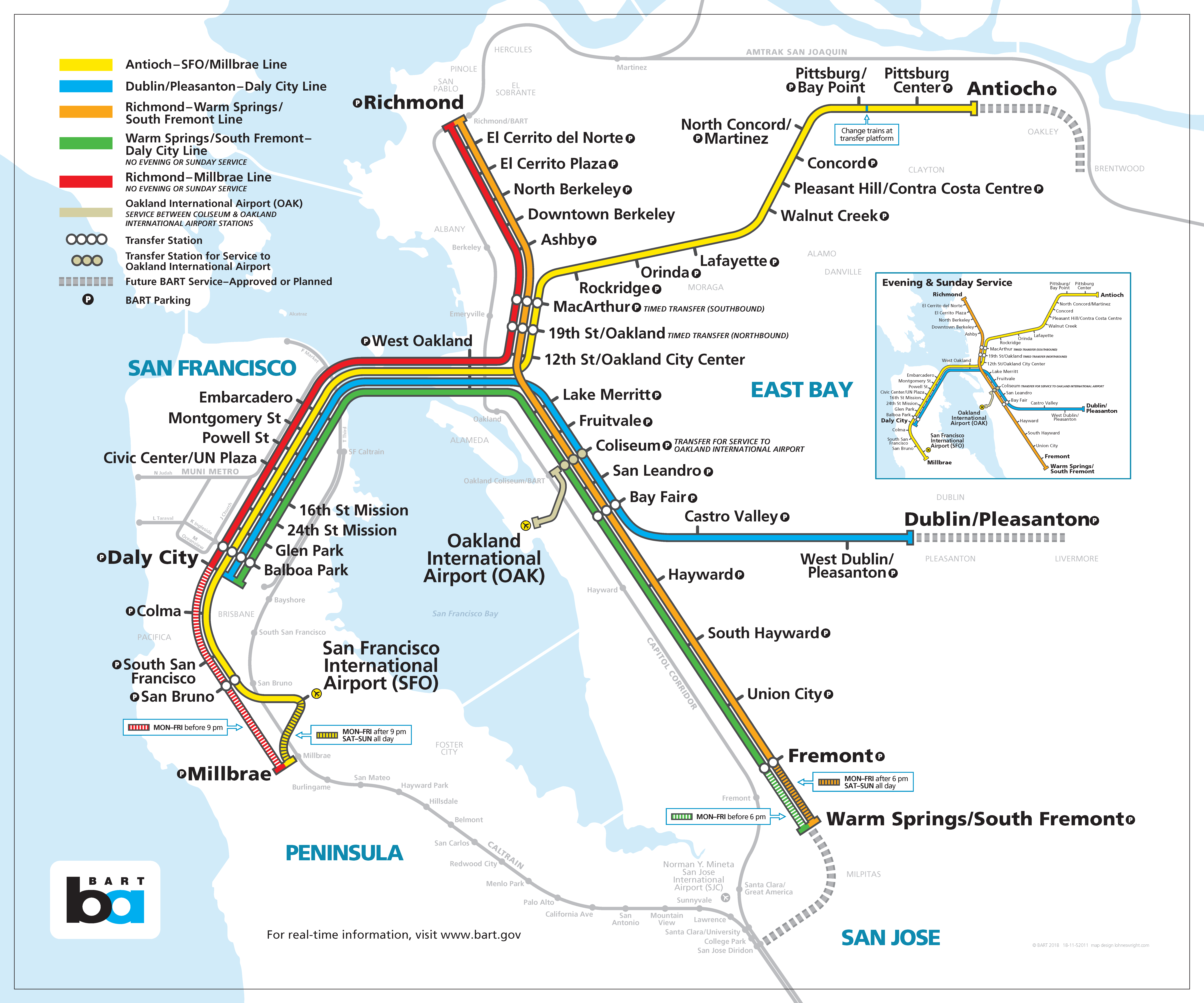 Bart extension map gadgets 2018